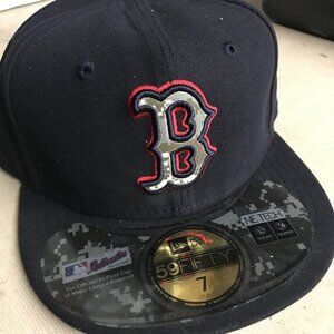 Authentic New Era MLB Veterans camouflage logo 59Fifty Fitted Cap Boston Red Sox